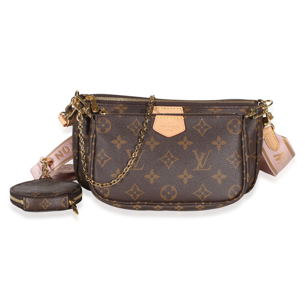 Louis Vuitton Rose Clair Monogram Canvas Multi Pochette - Picture 4 of 8